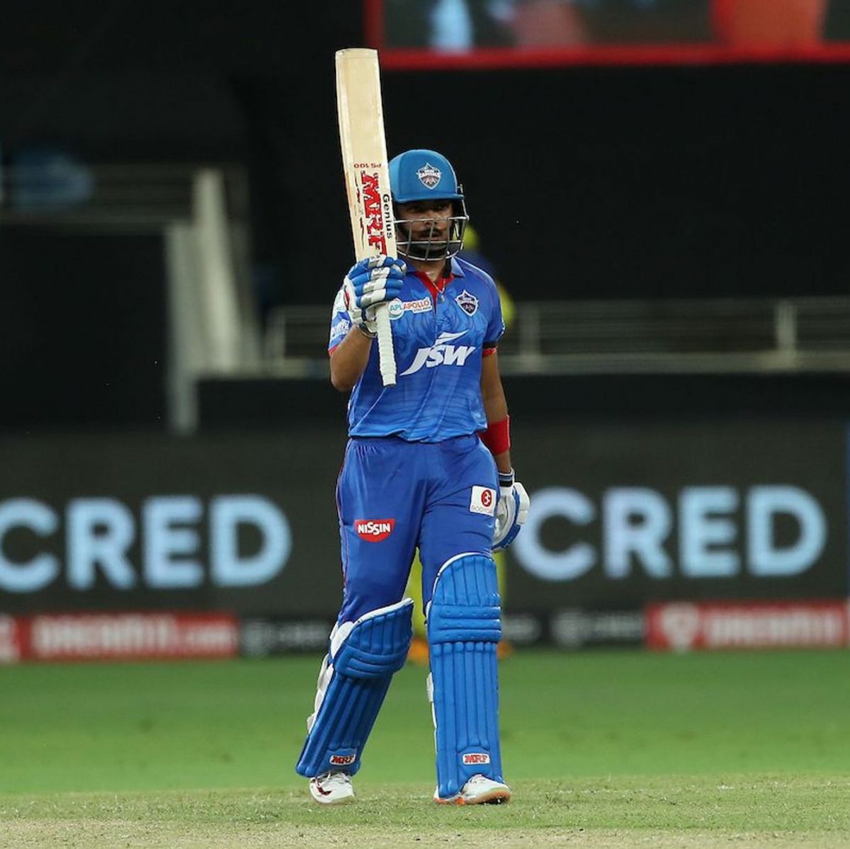 Prithvi Shaw scored 64 runs off 43 balls for Delhi Capitals. (IPL photo)