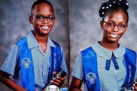 High achievers Jay-Myer and Jemila Auld