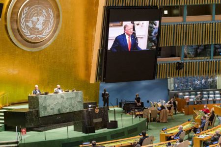 Reuters/UNITED NATIONS U.S. President Donald Trump speaks during the 75th annual U.N. General Assembly
