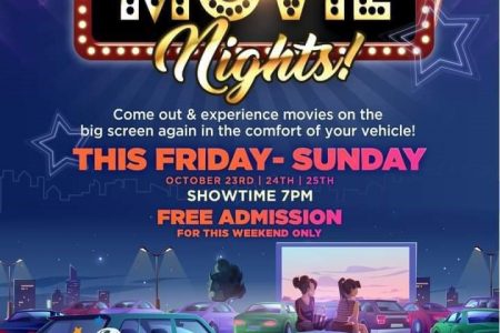 A promotional image for MovieTowne’s Drive-in Movie Nights (MovieTowne Guyana photo)