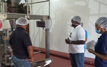 Food and Drugs inspection team at Anna Regina cereal factory