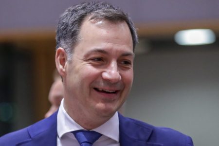 Belgium's Finance Minister Alexander De Croo attends an Economic and Financial Affairs Council (ECOFIN) Finance Ministers' meeting in Brussels, Belgium, 18 February 2020.  EPA-EFE/OLIVIER HOSLET