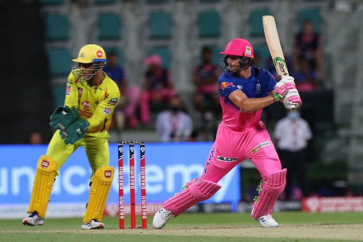 Jos Buttler scored an unbeaten 70 off 48 balls and helped Rajasthan Royals secure a seven-wicket win against Chennai Super Kings.