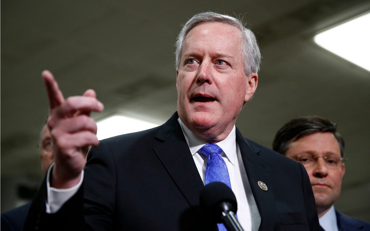 White House Chief of Staff Mark Meadows