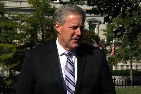 White House chief of staff Mark Meadows