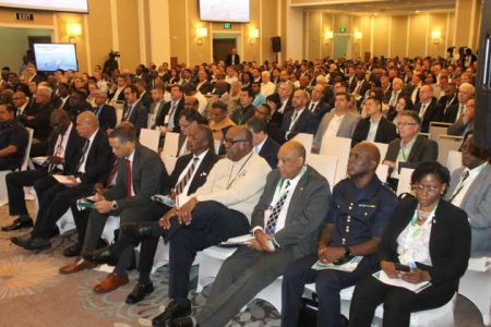 Attendees at the second annual Guyana International Petroleum Business Summit & Exhibition in November 2019