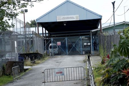 The detention centre in Aripo