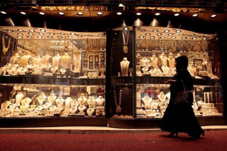 A jewellery shop in Dubai