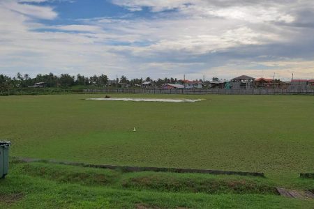 Enmore Community Centre Ground was prepped and ready but no play

