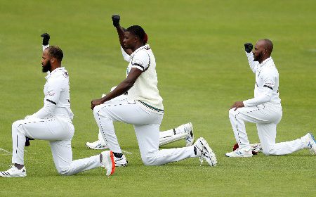 The West Indies cricket team has thrown its support behind the Black Lives Matter movement.
