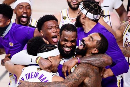 The LA Lakers ended a decade-long wait for a 17th NBA title in October. 