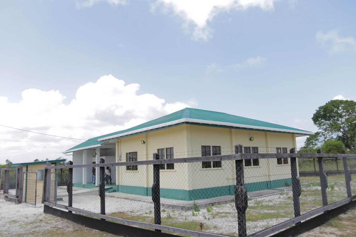 The newly commissioned Onderneeming Health Post (Ministry of Health photo) 