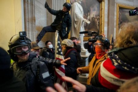 Pro-Trump protesters storm the Capitol Building, January 6. REUTERS/Ahmed Gaber