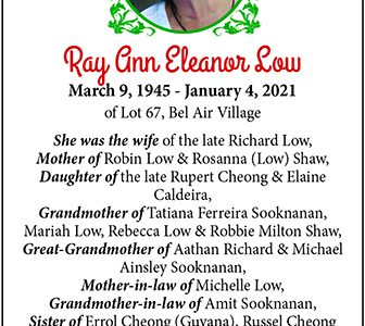 Ray Ann Eleanor Low