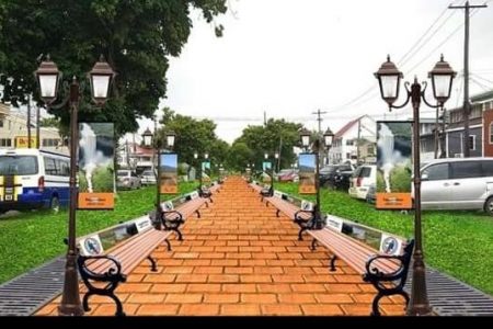 A rendition of the Mayor and City Council’s vision for the city’s avenues (Sourced from Mayor Ubraj Narine’s Facebook page)
