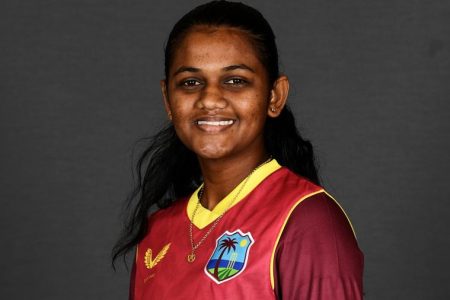 Shabika Gajnabi smashed the highest total by a female cricketer in Guyana’s history.
