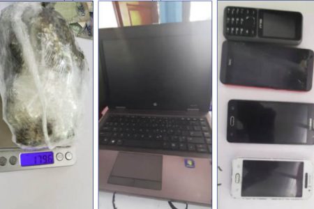The items which were found and seized during the exercise