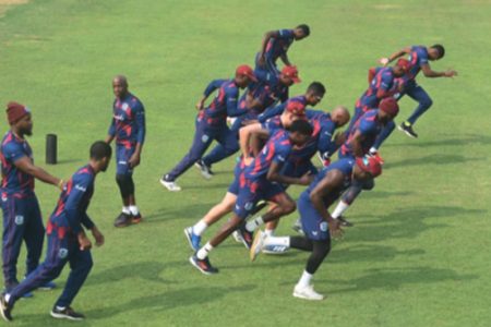 The West Indies trained on Friday ahead of next week’s start of the ODI series. 