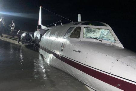 Before police and soldiers could reach the crash site, curious residents descended on the small plane. Gleaner investigations reveal that the plane appears to be have been de-registered in Aguascalientes, Mexico.
