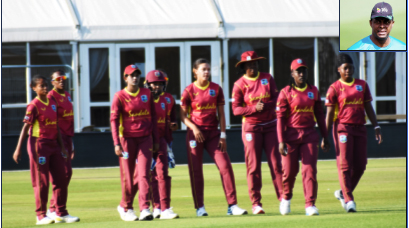 The West Indies women’s team is ready for its first training camp under new coach Courtney Walsh (inset).
