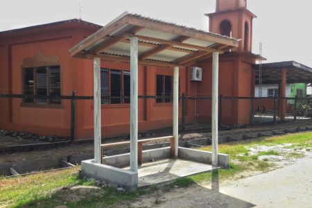 The bus shed in Masjid Street