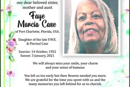 FAYE MARCIA CASE