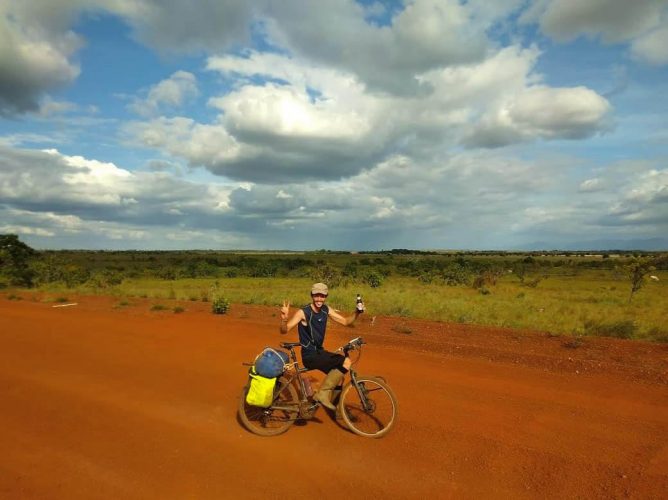 Luke McKenna on the Georgetown to Lethem trail.