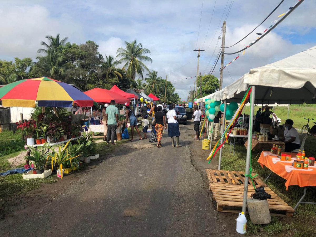 At the December 2020 Market Day