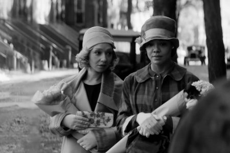 Ruth Negga and Tessa Thompson appear in <i>Passing</i> by Rebecca Hall, an official selection of the U.S. Dramatic Competition at the 2021 Sundance Film Festival. Courtesy of Sundance Institute | photo by Edu Grau.All photos are copyrighted and may be used by press only for the purpose of news or editorial coverage of Sundance Institute programs. Photos must be accompanied by a credit to the photographer and/or 'Courtesy of Sundance Institute.' Unauthorized use, alteration, reproduction or sale of logos and/or photos is strictly prohibited.