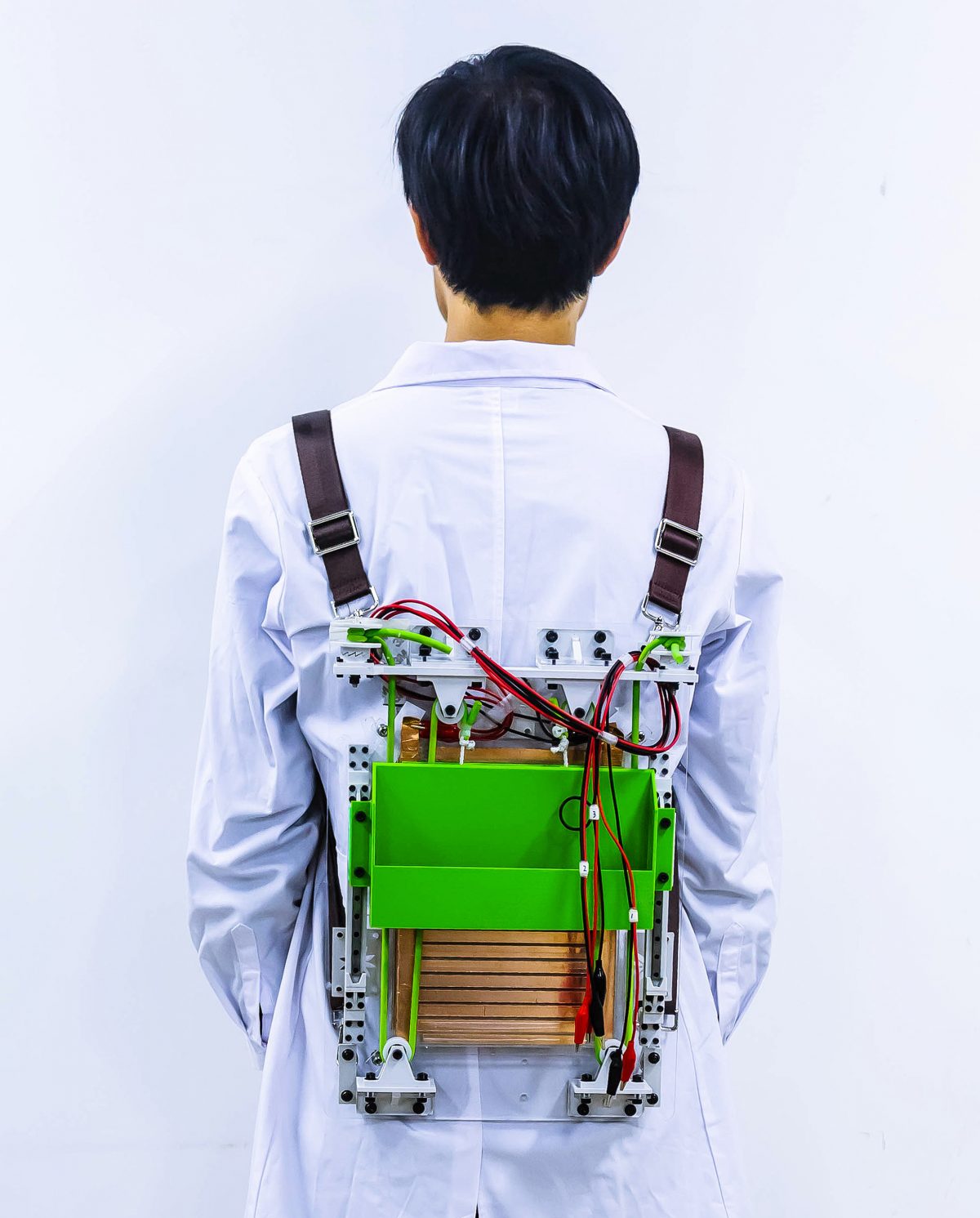  A prototype backpack harvests energy from walking to power small electronics, and it makes loads feel lighter.