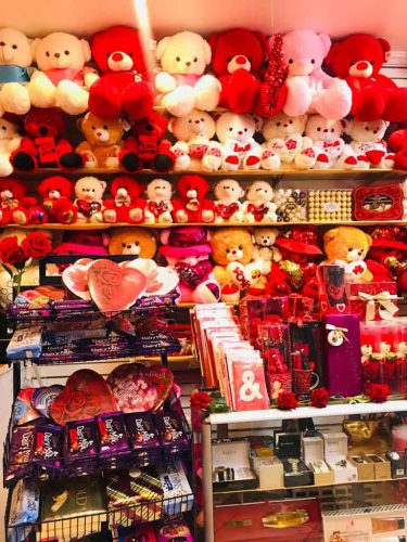 Valentine’s Day candy and gifts available at Escada Gift Shop