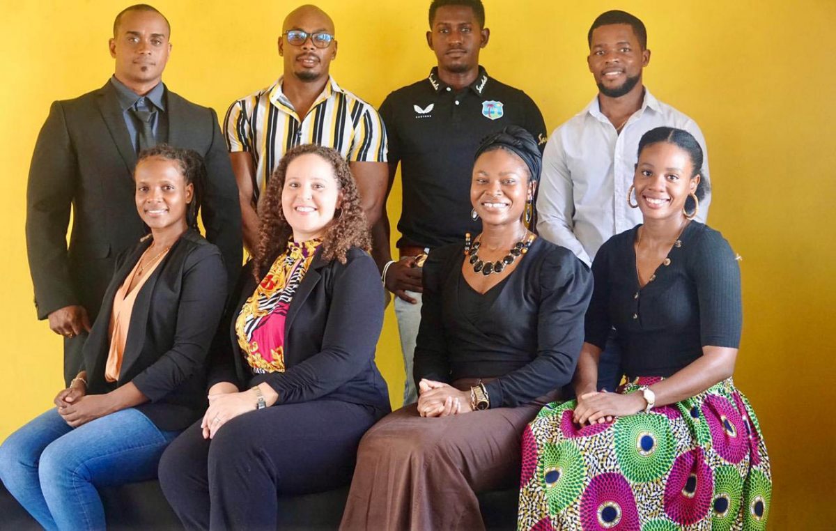 Members of the GGOTA, inclusive of President, Noshavyah King, (seated second from right). 