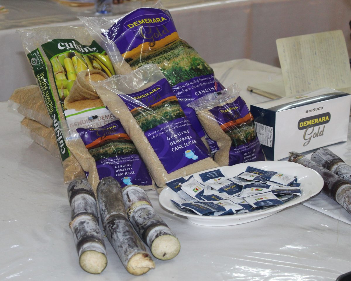 GuySuCo’s products on display
