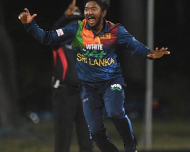 Leg-spinner Akila Dananjaya proved a big threat for Sri Lanka in the opening T20 International.
