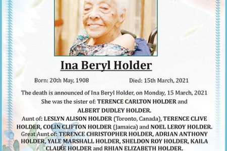 Ina Beryl Holder