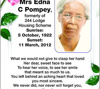 Mrs Edna C Pompey