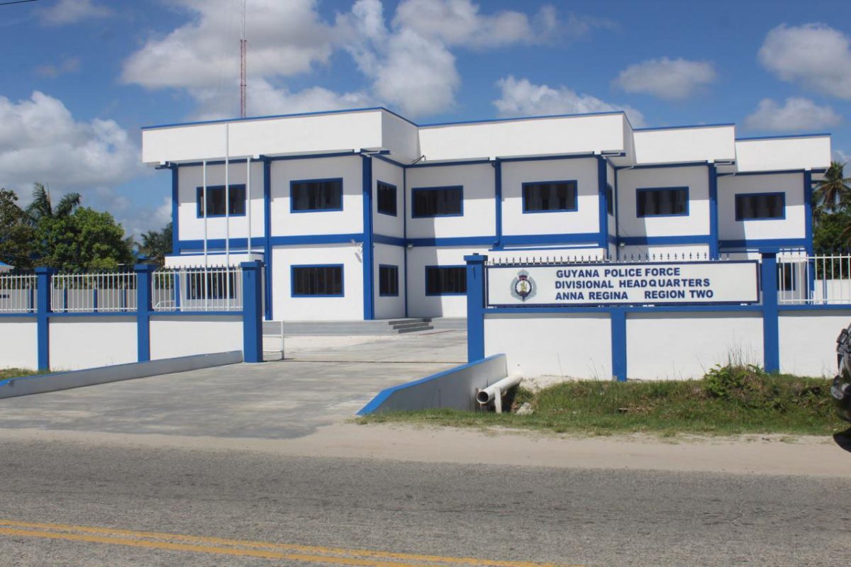 The new Police headquarters at Anna Regina, Region Two. (GPF photo)
