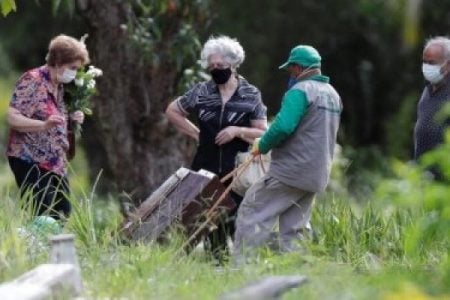 A burial in Brazil 