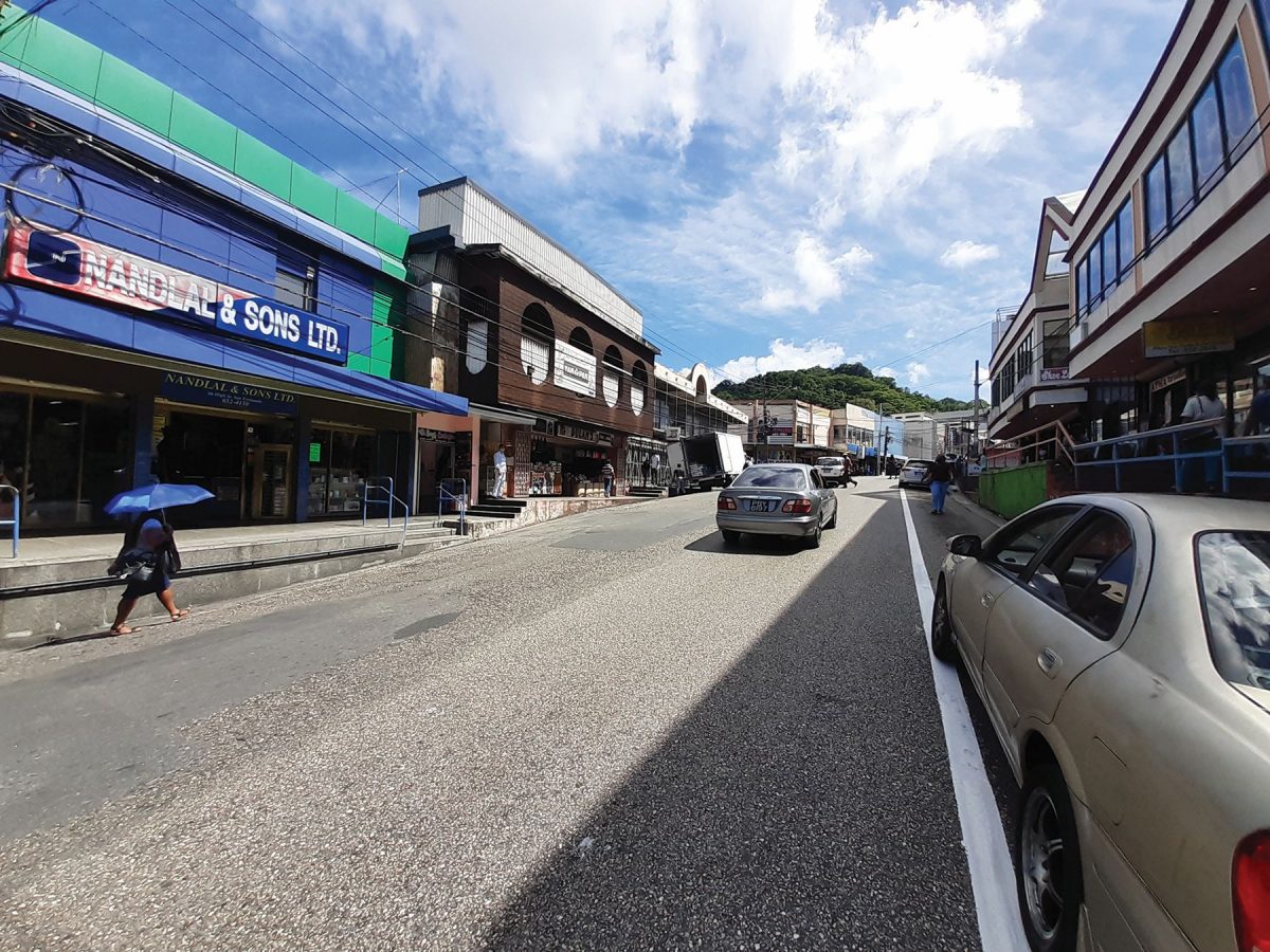 This is what High Street, San Fernando looked like during business hours on January 13. Normally one of the busiest streets in he South, filled with shoppers, pedestrian and vehicular traffic, this area has now become a virtual ghost town.