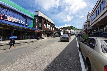 This is what High Street, San Fernando looked like during business hours on January 13. Normally one of the busiest streets in he South, filled with shoppers, pedestrian and vehicular traffic, this area has now become a virtual ghost town.