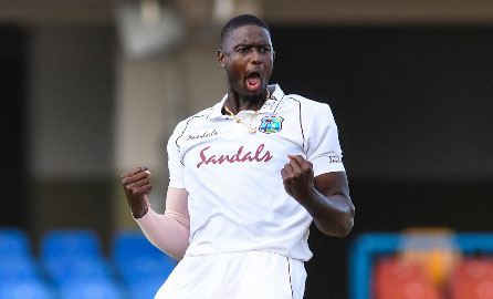 Former captain Jason Holder is one of five bowlers being employed by West Indies. 