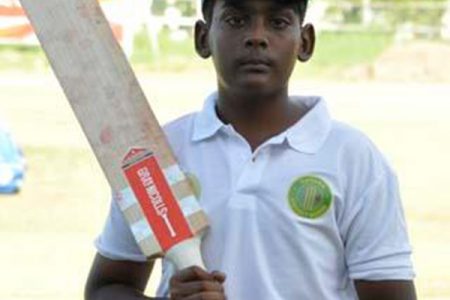 Anthony Khan piloted Bel Air Rubis U17 to a two-wicket win over DCC with an unbeaten 75.