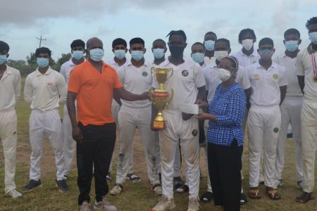 The newly crowned Elizabeth Styles Under-21 champions, Rose Hall Town Namilco Thunderbolt
