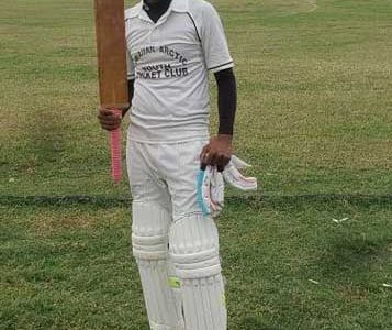 Abdool Subhan notched up an unbeaten century for Cotton Tree Die Hard