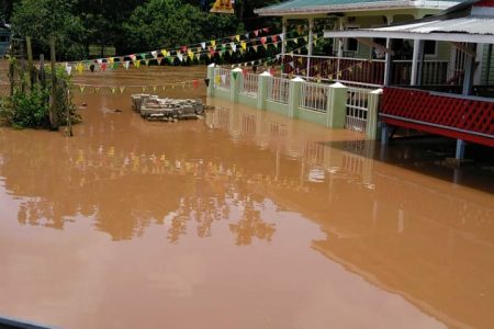 A flooded part of Aranka (CDC photo) 