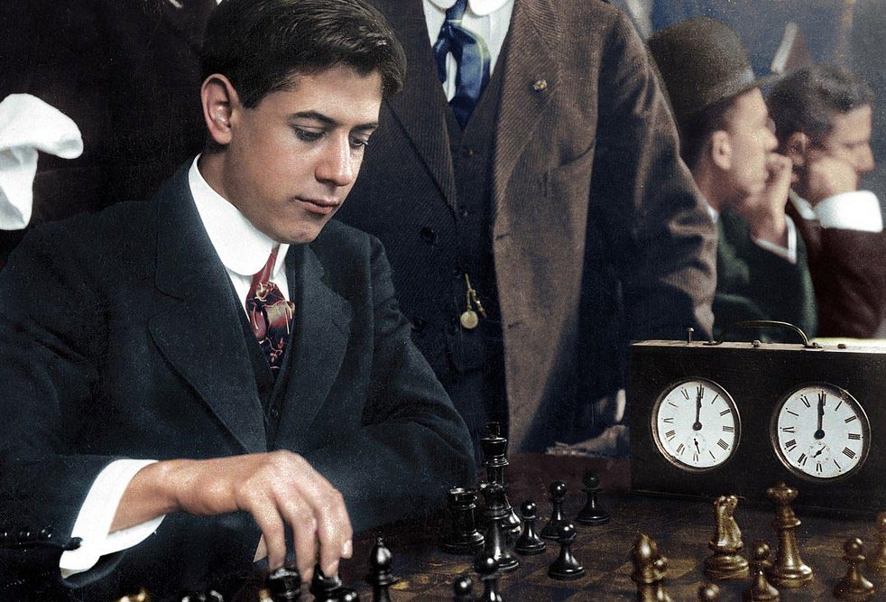 April 27, 1921] Jose Raul Capablanca wins the world chess championship,  defeating the former champion, Emanuel Lasker, 4 games to none, in a  tournament played in Havana. : r/100yearsago