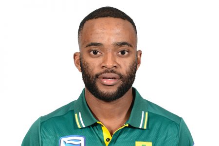 New Test captain Temba Bavuma. 
