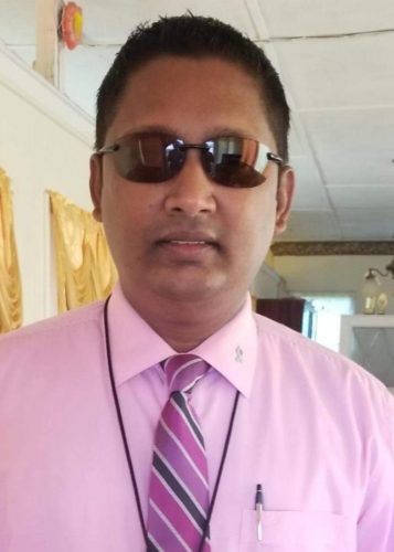 Newly appointed assistant treasurer of the Demerara Cricket Board, Vicky Bharosay.