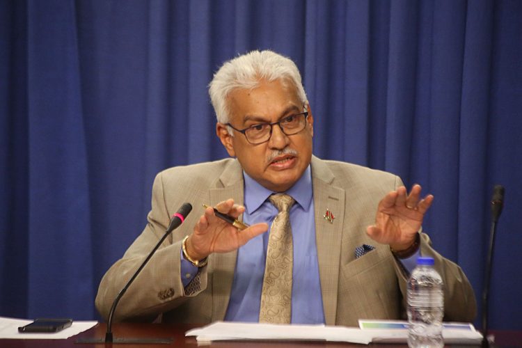 Health Minister Terrence Deyalsingh