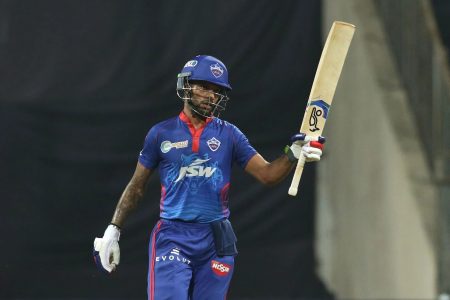 Shikhar Dhawan scored a magnificent 92 as Delhi Capitals beat Punjab Kings by six wickets yesterday.